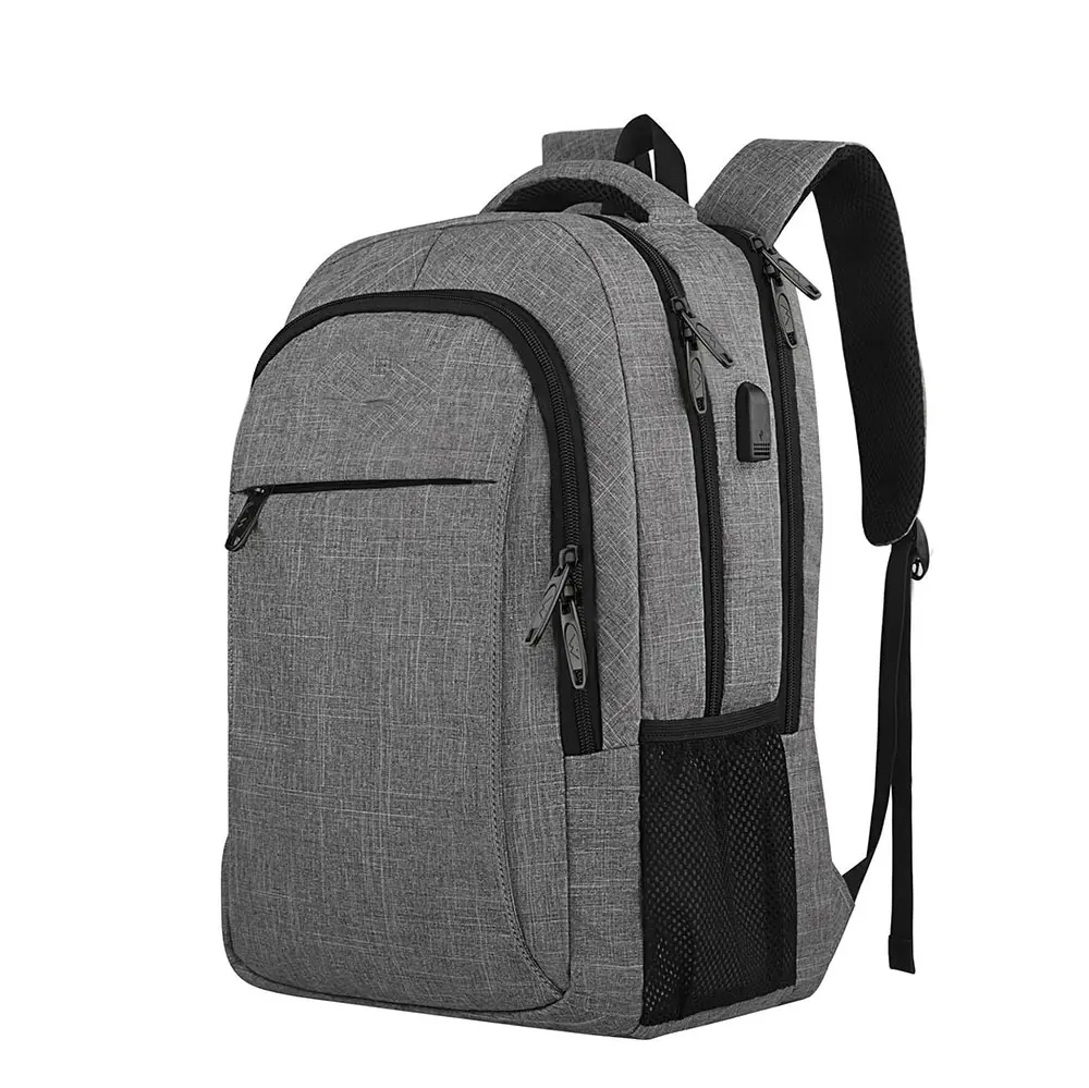 Travel Laptop Backpack with USB Charging Port,15.6 Inch Notebook Etc, Grey