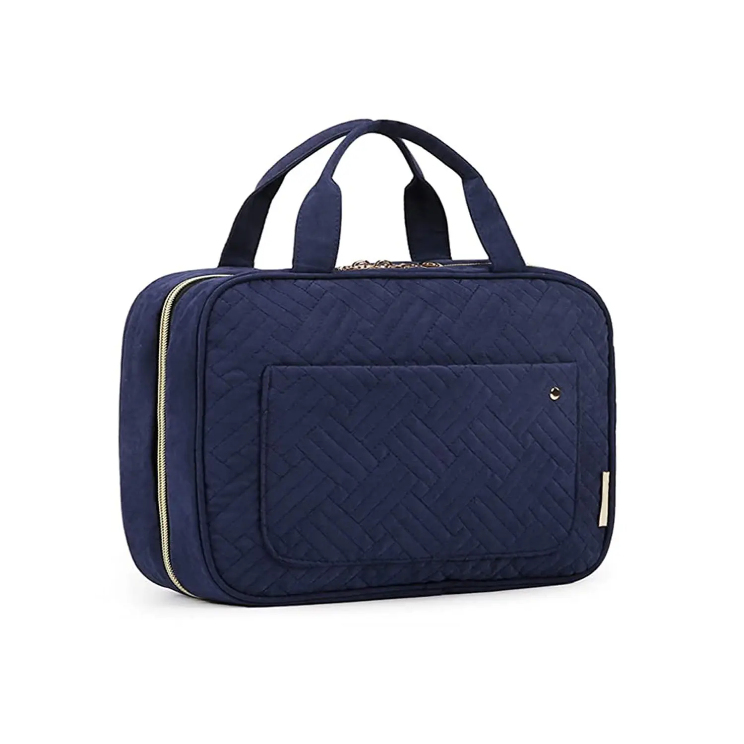 Water-resistant Makeup Cosmetic Bag, Toiletry Bag with Hanging Hook, Travel Organizer for Accessories, Shampoo, Full-size Container, Toiletries.