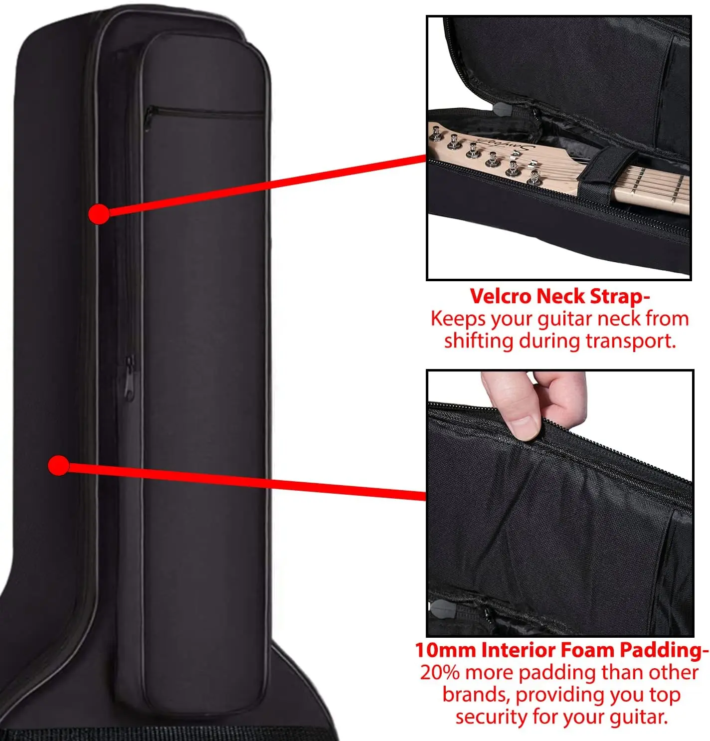 ChromaCas Electric Guitar Padded Gig Bag (CC-EPB)