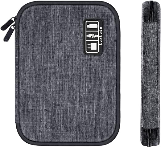 The Electronics Organizer bag, Travel Cable Organizer bag, Portable Cord Storage/Charger Storage/Cable Storage, Compact Tech Bag & Charger Case, Travel Essentials for Electronics Items/USB/SD/...
