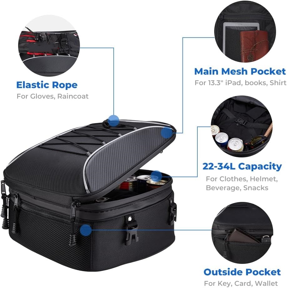 Premium Motorcycle Tail Bag