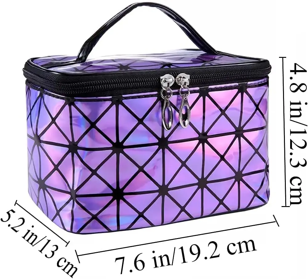 Travel Bag Essentials with Mirror for Women Girls Gifts