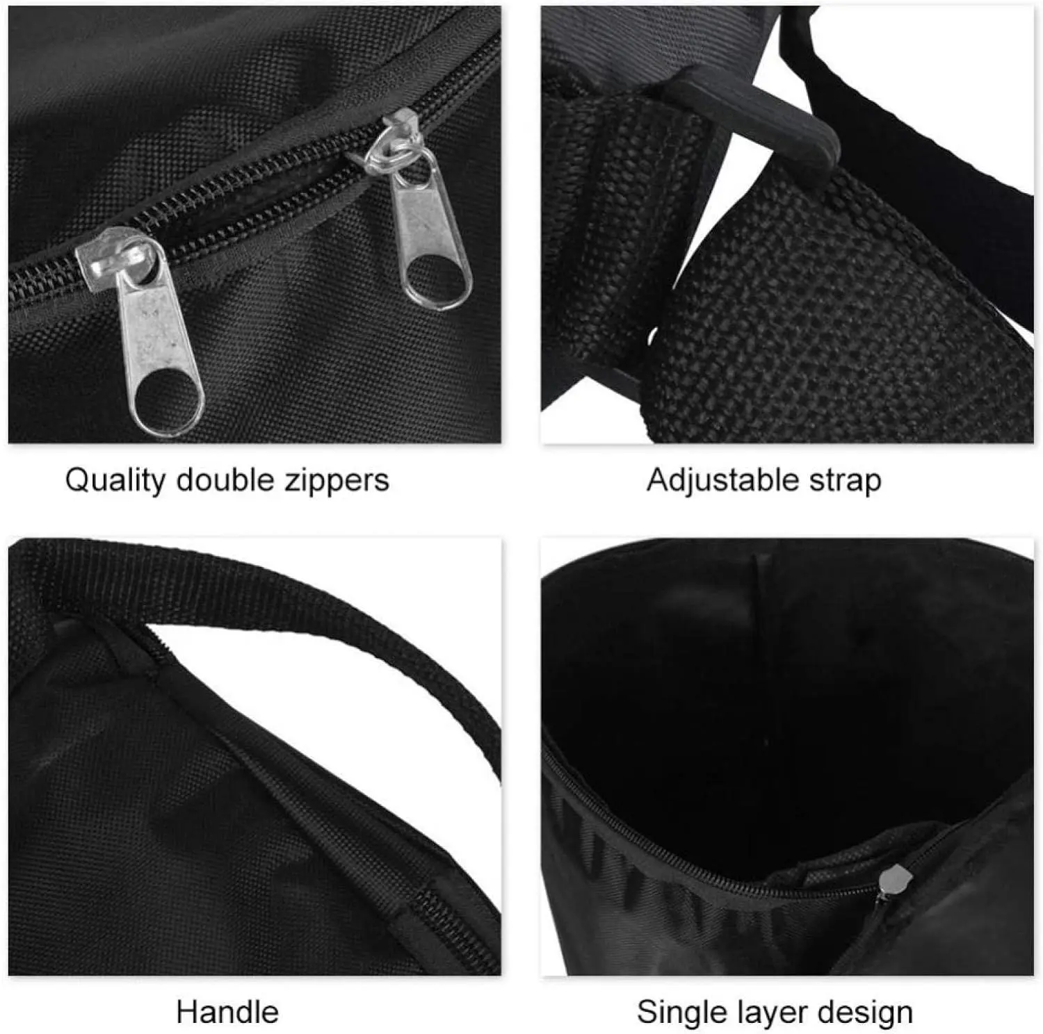 Drum Gig Bag, Portable Oxford Fabric Waterproof Black Shoulder African Drum Carry Bag Backpack Musical Instrument Accessory for 8 Inch African Drum