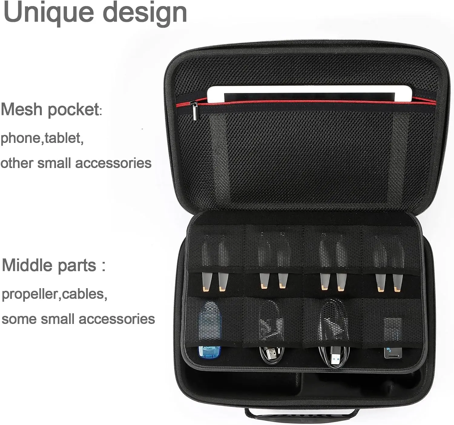 The Hard Travel Carrying Case Compatible with DJI Mini 3 Pro and its Accessories. (Case Only)