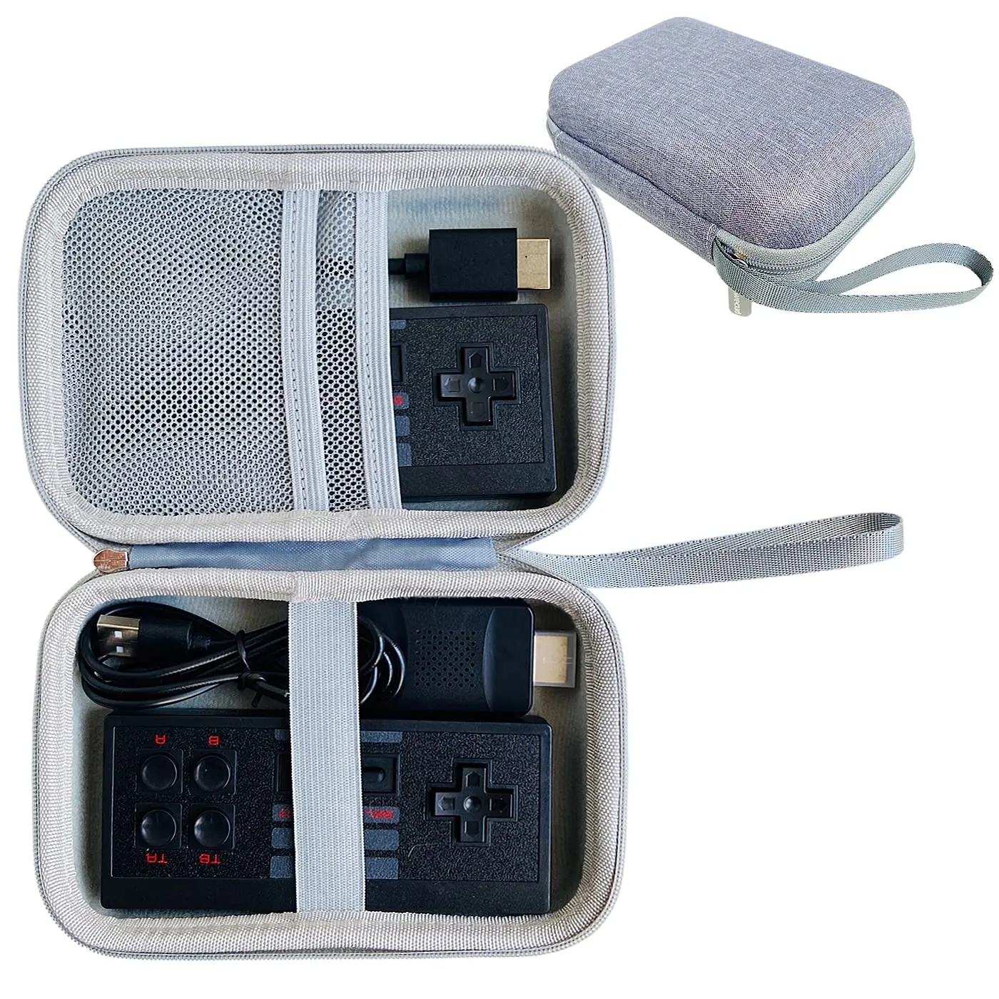 Lets Go Pikachu Eevee Game Include One EVA Travel Carrying Box + One Silicon Grip Skin.EVA Carrying Case for Nintendo Switch Pokeball Plus Controller Grip Shell for Pokemon