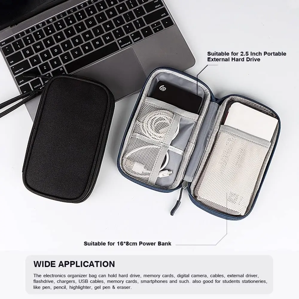 Travel Electronics Organizer Bag Case