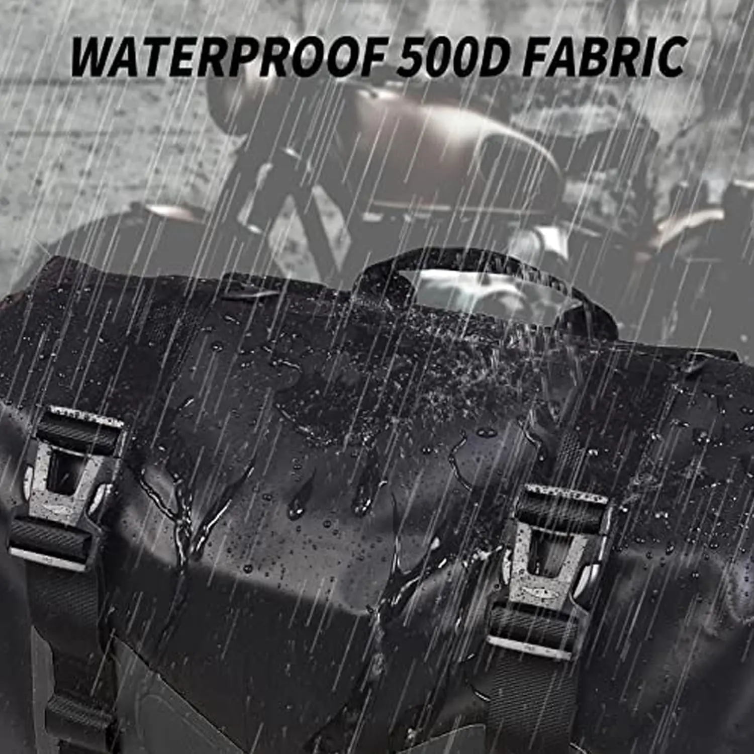50L Motorcycle Luggage Bags for Motorbike Travel – Motorcycle Panniers Bags – Detachable Bag
