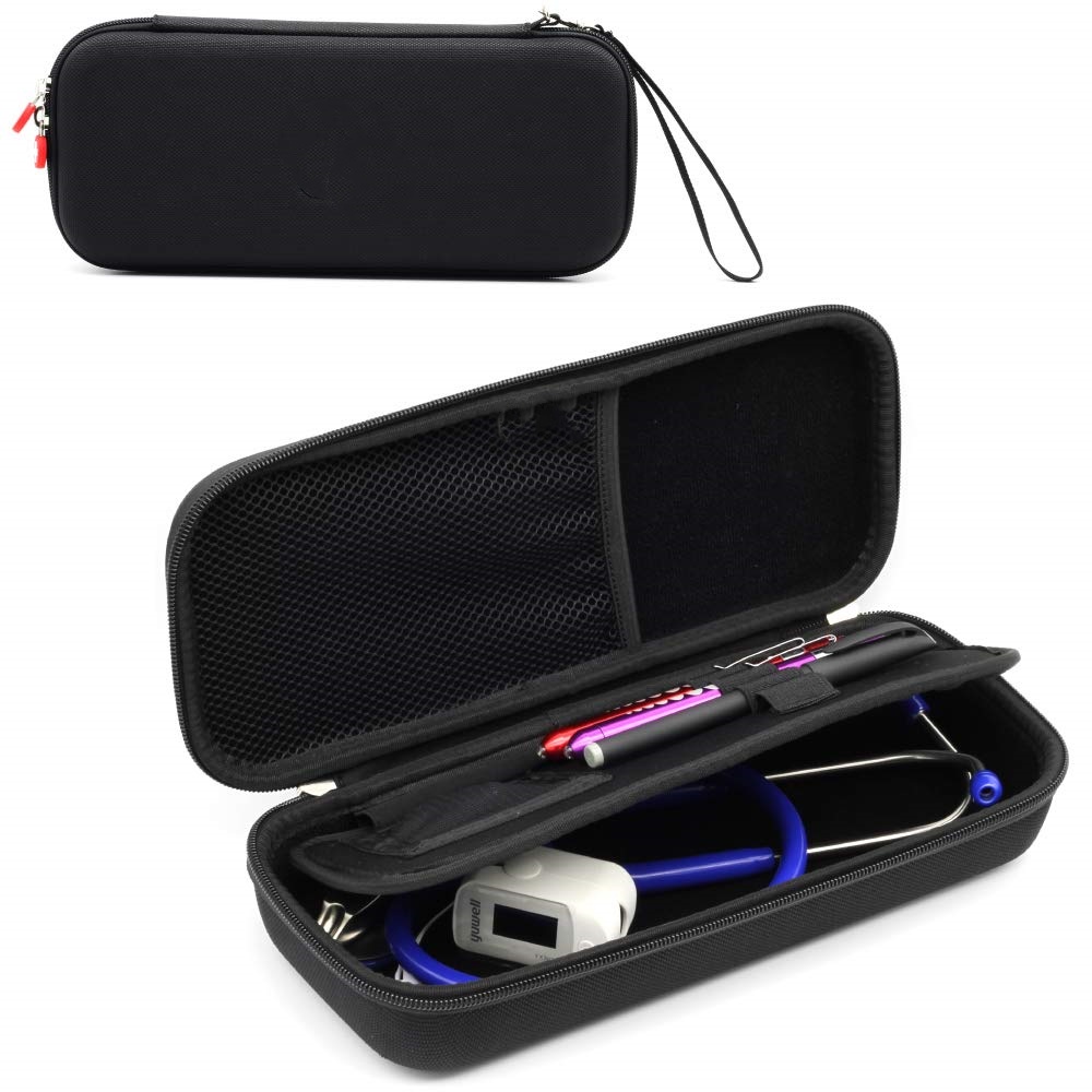 Hard Stethoscope Case, Large Stethoscope Carrying Case with ID Slot Featured Image