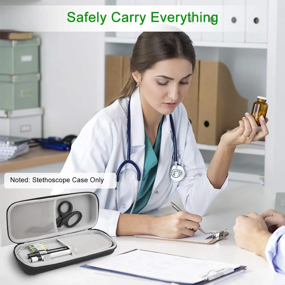 Stethoscope Carrying Case, Hard Stethoscope Case Compatible for 3M Littmann Classic III